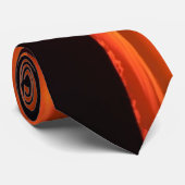 Intensieve zonsondergang stropdas (Opgerold)