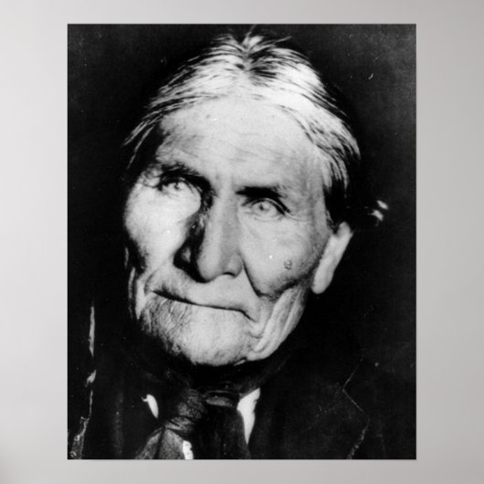 'Intensiteit van Geronimo' Poster (Voorkant)