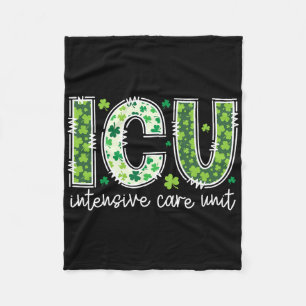 Intensive Care Unit IC-verpleegster St. Patricks D Fleece Deken