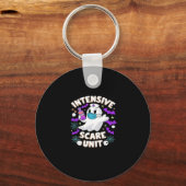 Intensive Scare Unit Nurse Halloween IC Nurse Ess Sleutelhanger (Voorkant)