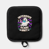 Intensive Scare Unit Nurse Halloween ICU Nurse Ess Pannenlap (Voorkant)