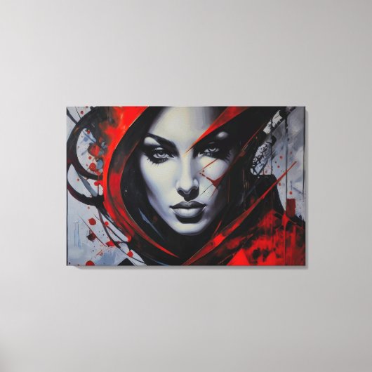Intenso Blik Canvas Afdruk (Voorkant)