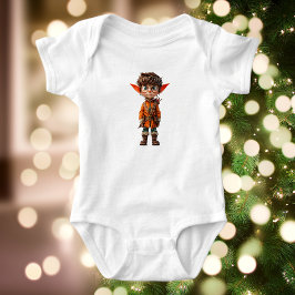 Intent Boy Kerst Elf Baby Bodysuit