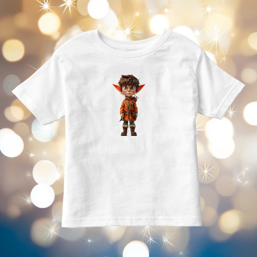 Intent Jongen Kerst Elf Peuter T-shirt