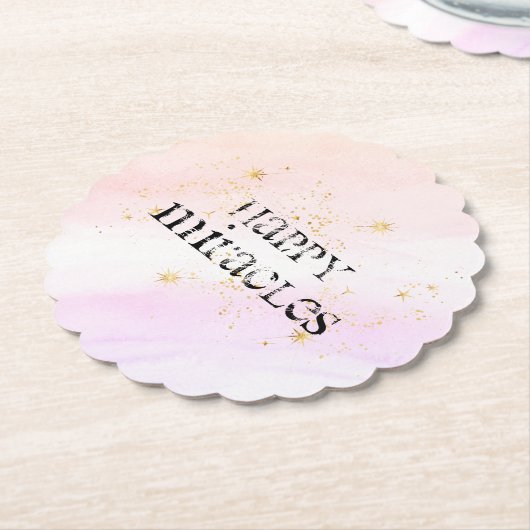 *~* INTENTIE ONDERZETTER - HAPPY MIRACLES Rainbow (Gekanteld)