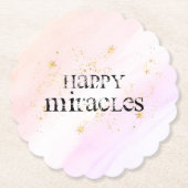 *~* INTENTIE ONDERZETTER - HAPPY MIRACLES Rainbow (Voorkant)