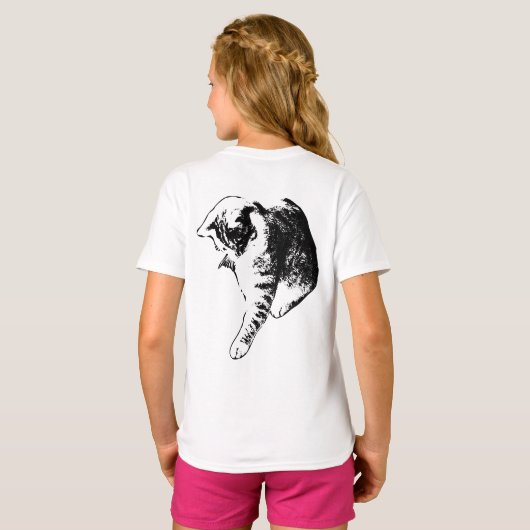 Intentie zonder geluid t-shirt (Achterkant volledig)