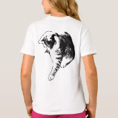 Intentie zonder geluid t-shirt (Achterkant)