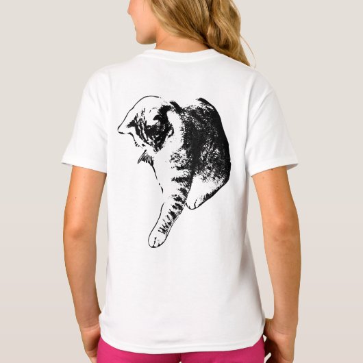 Intentie zonder geluid t-shirt (Achterkant)