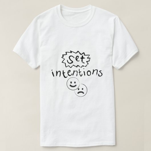Intenties – Mindset Typografie T-shirt (Design voorkant)
