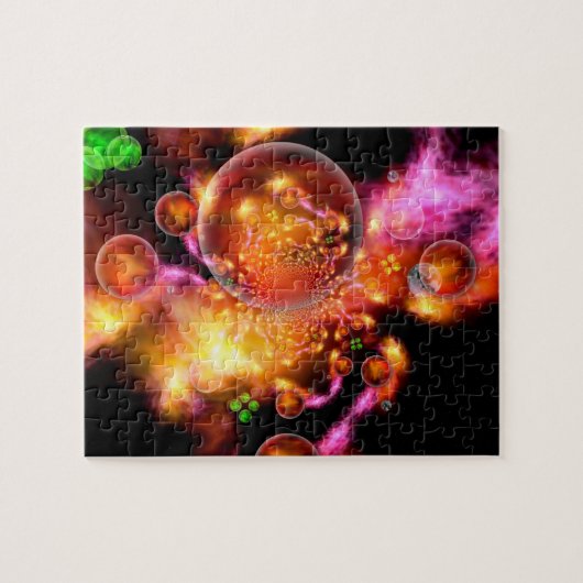 Inter-dimensionale Stellar Nursery Puzzle met tin Legpuzzel (Horizontaal)