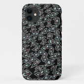 Inter-facetdiamant Case-Mate iPhone Case (Achterkant)