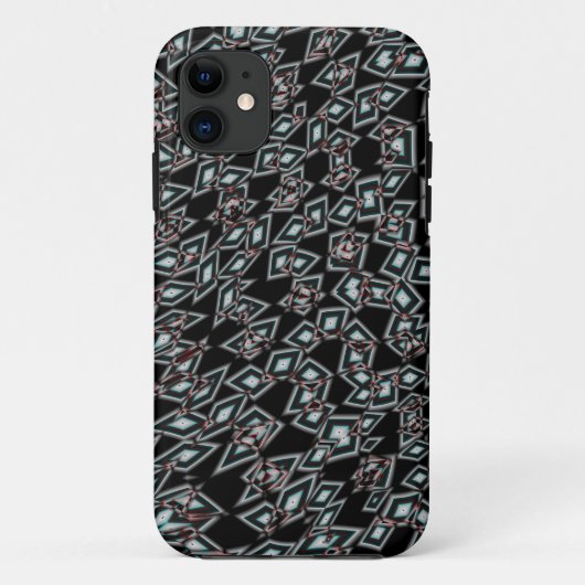 Inter-facetdiamant Case-Mate iPhone Case (Achterkant)