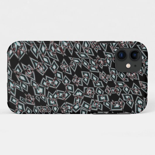Inter-facetdiamant Case-Mate iPhone Case (Achterkant (horizontaal))