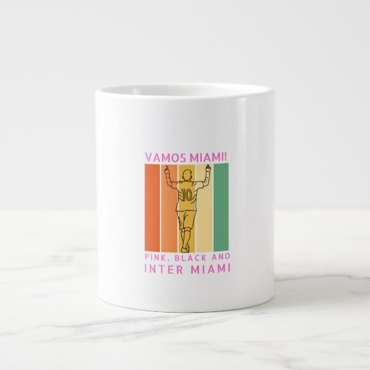 Inter miami messi fan grote koffiekop (Voorkant)