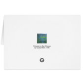 Interactie in Attersee door Klimt, Art Nouveau (Achterkant Horizontaal)