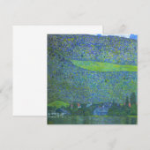 Interactie in Attersee door Klimt,  Art Nouveau (Voorkant / Achterkant)