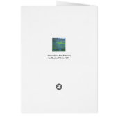 Interactie in Attersee door Klimt,  Art Nouveau (Achterkant)