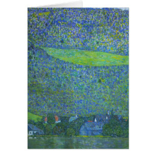 Interactie in Attersee door Klimt,  Art Nouveau