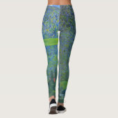 Interactie in Attersee door Klimt,  Art Nouveau Leggings (Achterkant)