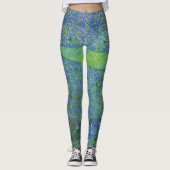 Interactie in Attersee door Klimt,  Art Nouveau Leggings (Voorkant)