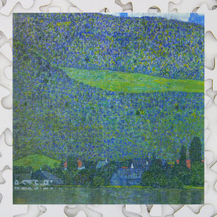 Interactie in Attersee door Klimt,  Art Nouveau Legpuzzel