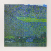 Interactie in Attersee door Klimt,  Art Nouveau Legpuzzel (Horizontaal)