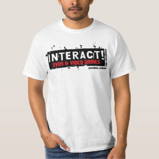 Interactie! Value White $ 12,95 T-shirt