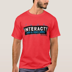 Interactie! White Over Turquoise T-shirt