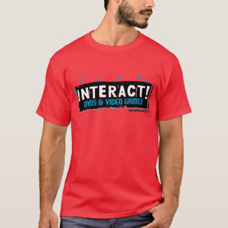 Interactie! White Over Turquoise T-shirt