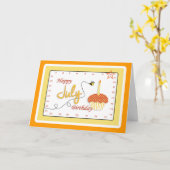 Interactief "Beweging de Verjaardag van JULI van Kaart (Gele Bloem)