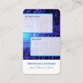 Interactief persoonlijk aanbod en klantnotities ne visitekaartje (Voorkant)