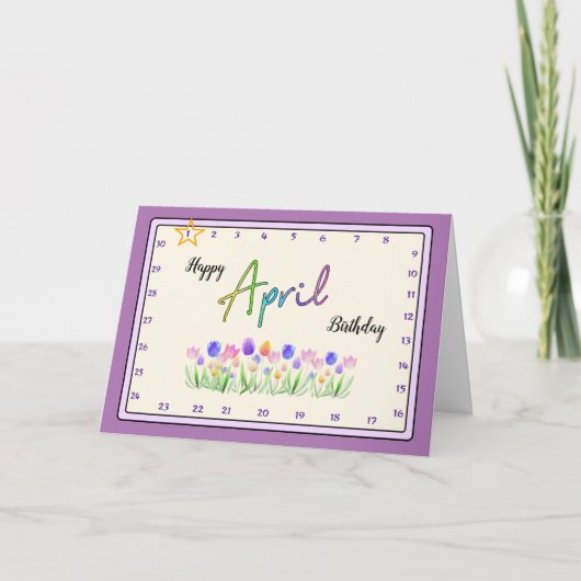 Interactief 'Verplaats de Birthday Card van de Ste Kaart (Voorkant)