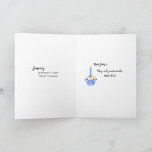 Interactief Verplaats de Star JANUARY Birthday Car Kaart (Binnen)