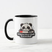 Interactielimiet Overschreden Panda-ontwerp Mok (Links)