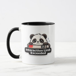Interactielimiet Overschreden Panda-ontwerp Mok