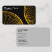 Interactieve bollen - Ambergele lichten Visitekaartje (Voorkant / Achterkant)