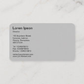 Interactieve bollen - Ambergele lichten Visitekaartje (Achterkant)