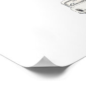 Interactieve vingerafdruk bruiloft gastenboek poster (Hoek)