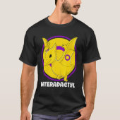 Interadactyl Intersex terodactyl Lgbtq Gay Pride T-shirt (Voorkant)