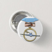 Interceptor Ace-medaille Ronde Button 3,2 Cm (Voorkant /achterkant)