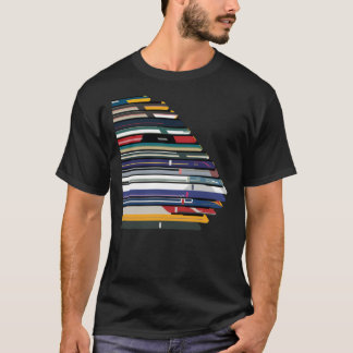 Intercity 125 Outline In Liveries T-shirt