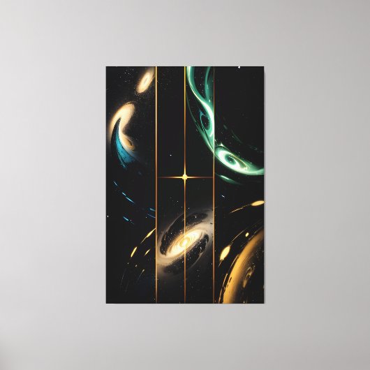 Interconnected Universes Canvas Afdruk (Voorkant)