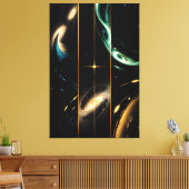 Interconnected Universes Canvas Afdruk (Insitu (Woonkamer))