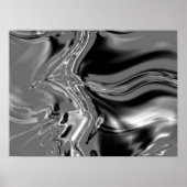 Interconnectie - zwart en wit poster (Voorkant)