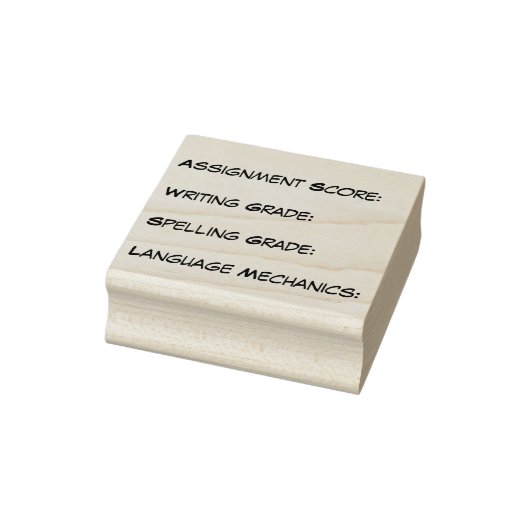 Intercurriculum-overschrijdende beoordelingsstempe rubberstempel (Stempel)