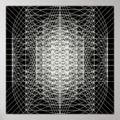 Interdimensionale gesuikerde geometrie Het mormgat Poster (Voorkant)