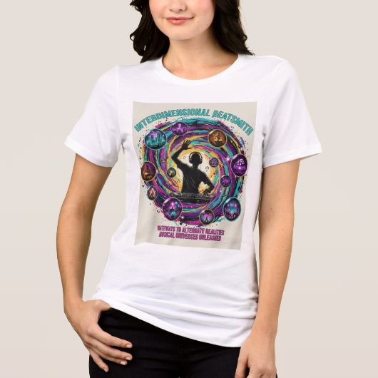 Interdimensionale Portal DJ T-shirt (Voorkant)