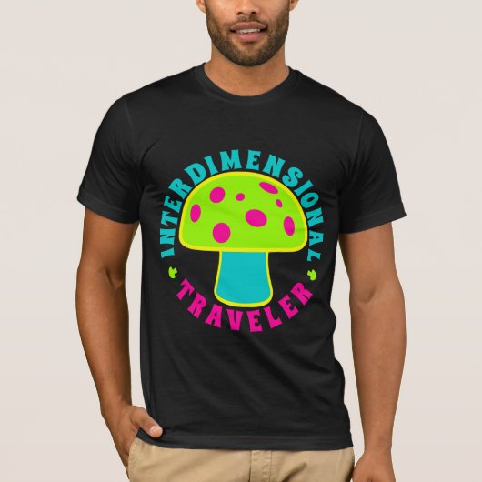 Interdimensionale reiziger - Magische paddenstoele T-shirt (Voorkant)