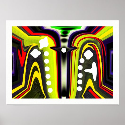 Interdimensionale sporen poster (Voorkant)